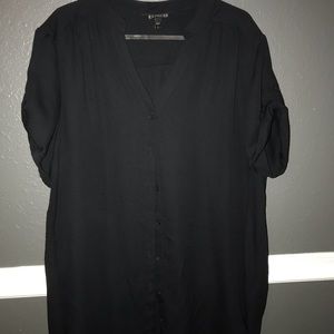 Black Express dress shirt